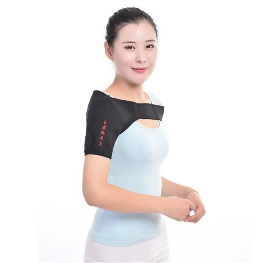 

1PCS Shoulder Brace Adjustable Left Right Single Shoulder Support Belt Tourmaline Products Magnetic Therapy Pain Bandage