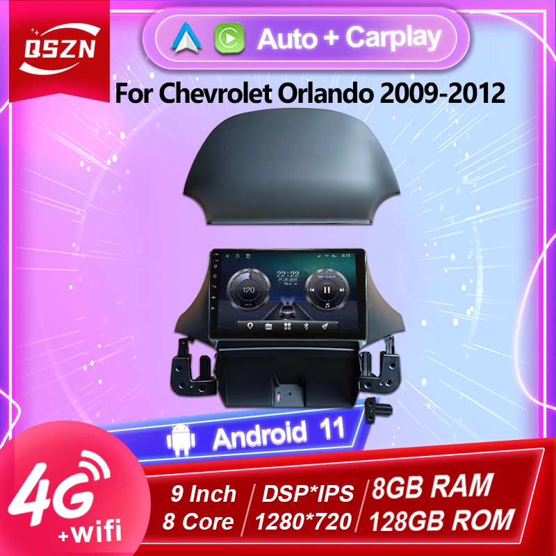 9 inch Chevrolet Orlando Car Radio Multimedia Player For Chevrolet Orlando 2009 2012 DSP IPS