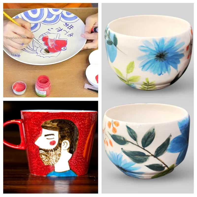 12-color Pottery Art Underglaze Watercolor Paint Morandi Color Glaze DIY Ceramic Coloring Jingdezhen High Temperature Glaze