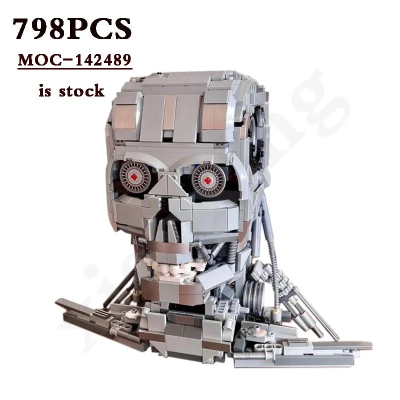 

New MOC-142489 Classic Movie 2T-800 Endoskeleton Future 798 Pieces Suitable for 10300 Modified Building Blocks Toy Birthday Gift