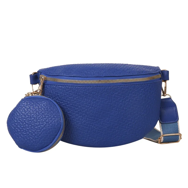 

Female Belt Bag Fashion Leather Fanny Pack Coin Purse High Quality Ladies Waist Bags Designer Shoulder Crossbody Chest Bag