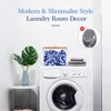 Laundry Pods Container Acrylic Washing Capsule Storage Box With Bamboo Lid Dryer Sheet Holder Laundry Room Organizer 6