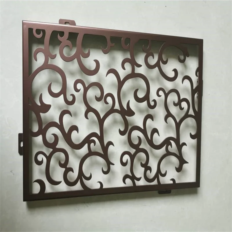 Garden Fencing Trellis Gates  Courtyard Aluminium Laser Cut Gates Perforated Garden Gates Decorative Aluminum Fence 3
