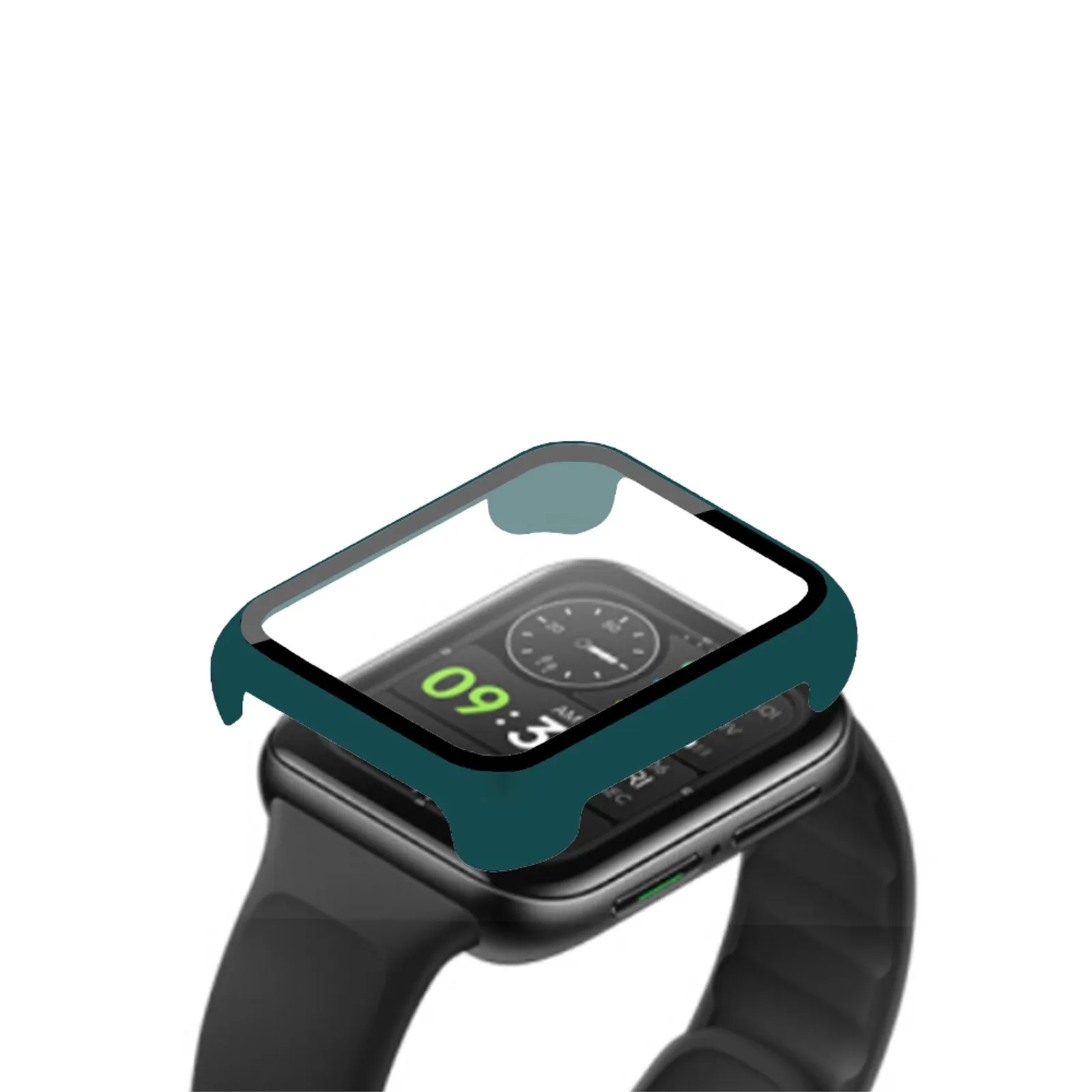 OPPO Watch 2 46mm 9H ȭ ʸ + PC ȣ ̽ Ŀ, ǰ  ׼