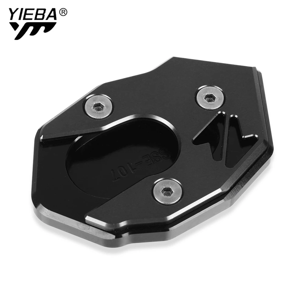 Pata De Cabra Para Motocicleta Uso de ajuste for Kawasaki ZX6R ZX10R Z1000/SX Z800 Z900 Z650 Z750 Z900RS NINJA1000 650R ER6N ER6F Extensión de la almohadilla de la almohadilla del soporte lateral