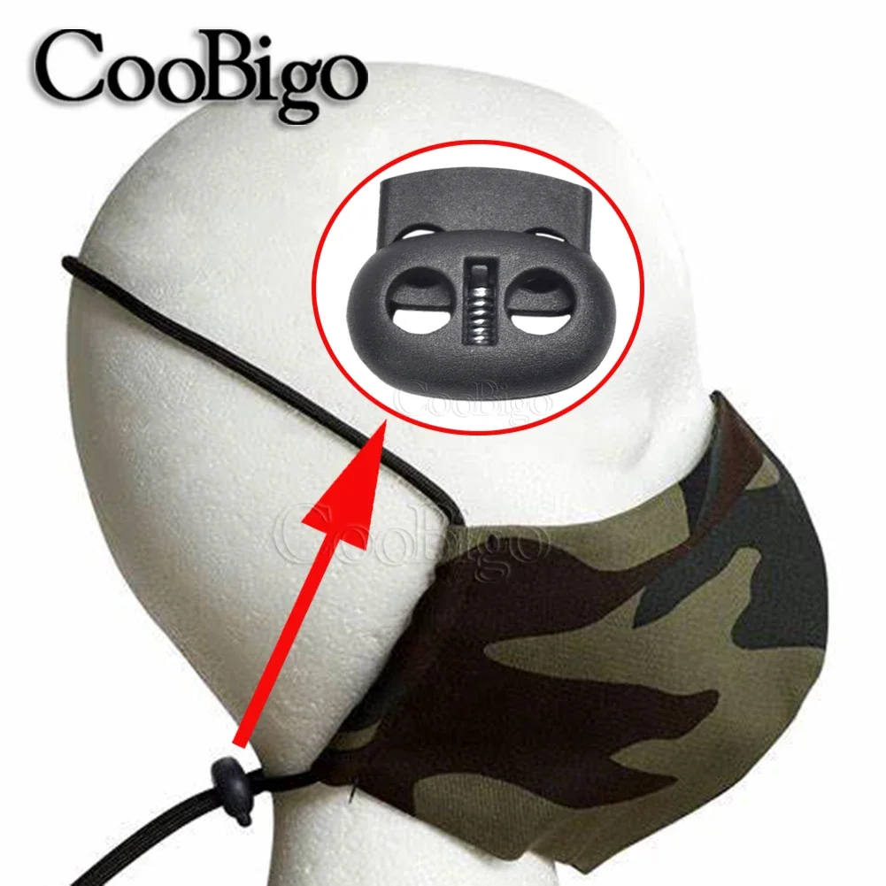 Cord Lock Stopper Toggle Clip Block Retainer For Drawstring Elastic Lanyard Paracord Rope Garment Bag Accessories Plastic 5pcs detachable stopper cord lock stopper cord stopper cord lock cord end lock