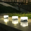 Solar Brick Lights Ice Cube Light Lamp, LED Landscape Light Buried Light Square Cube for Outdoor Garden Courtyard Pathway Decor 2