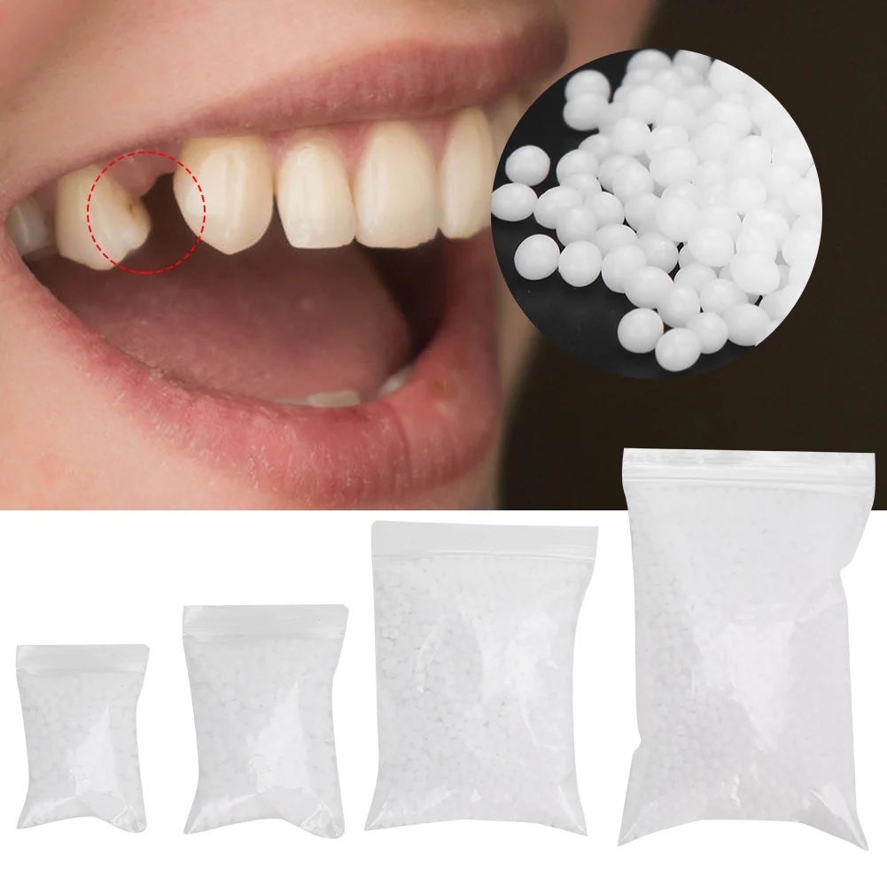 

1 Bag Grade Special Plastic Temporary Tooth Bead Denture Repair Teeth Filling Missing Broken Teeth Dental Tooth Filling Material