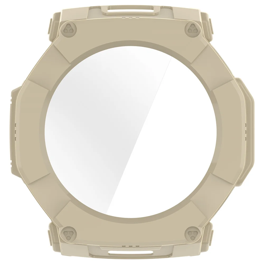 Amazfit T-Rex Ultra 2 51mm 시계 케이스 화면 보호용 고품질 강화 유리가 포함된 전체 커버리지 PC 하드 커버