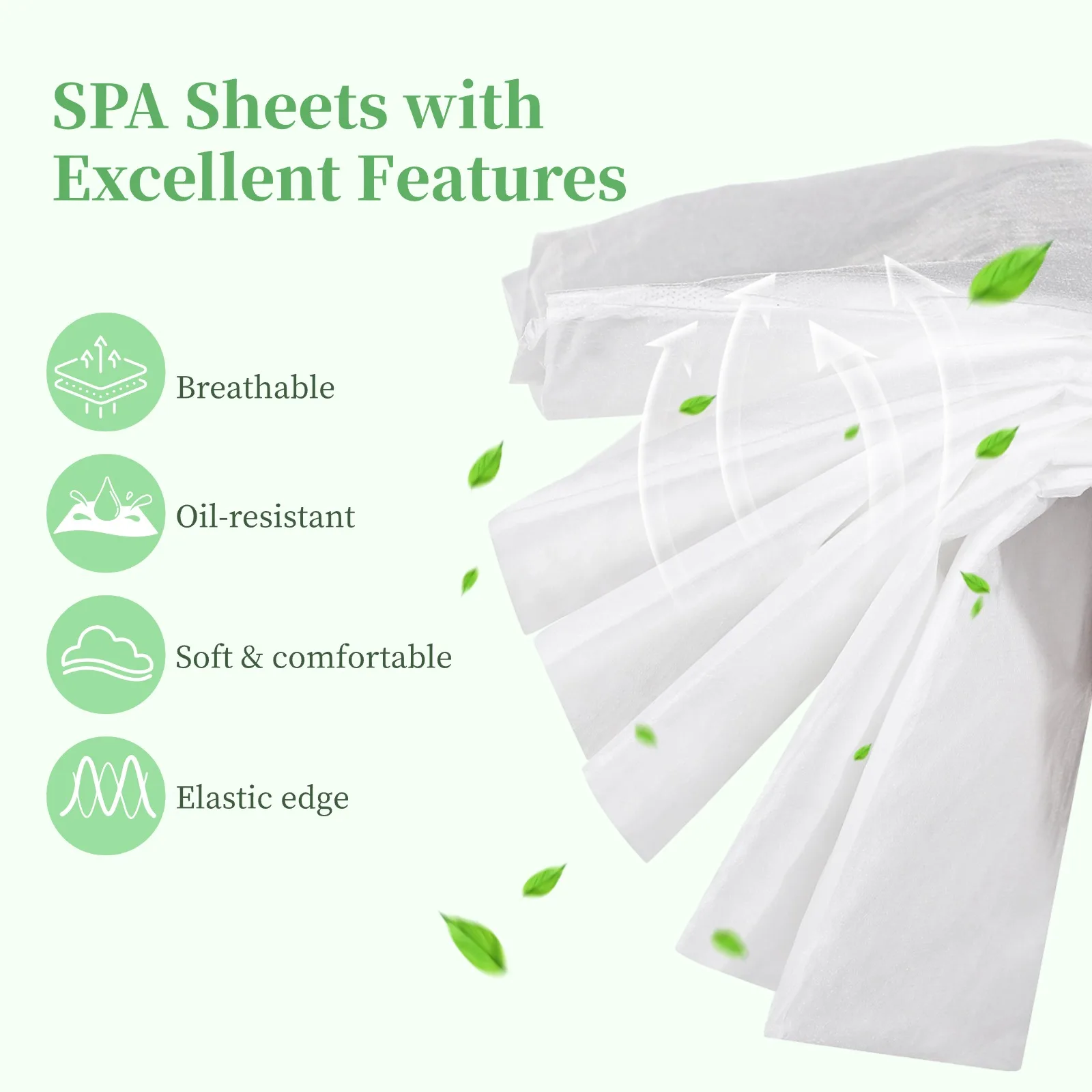 30Pcs Massage Bed Sheet Waterproof Massage Table Sheets Spa Bed Covers Disposable Protective Sheets For 200*70cm 78.7* 27.5"