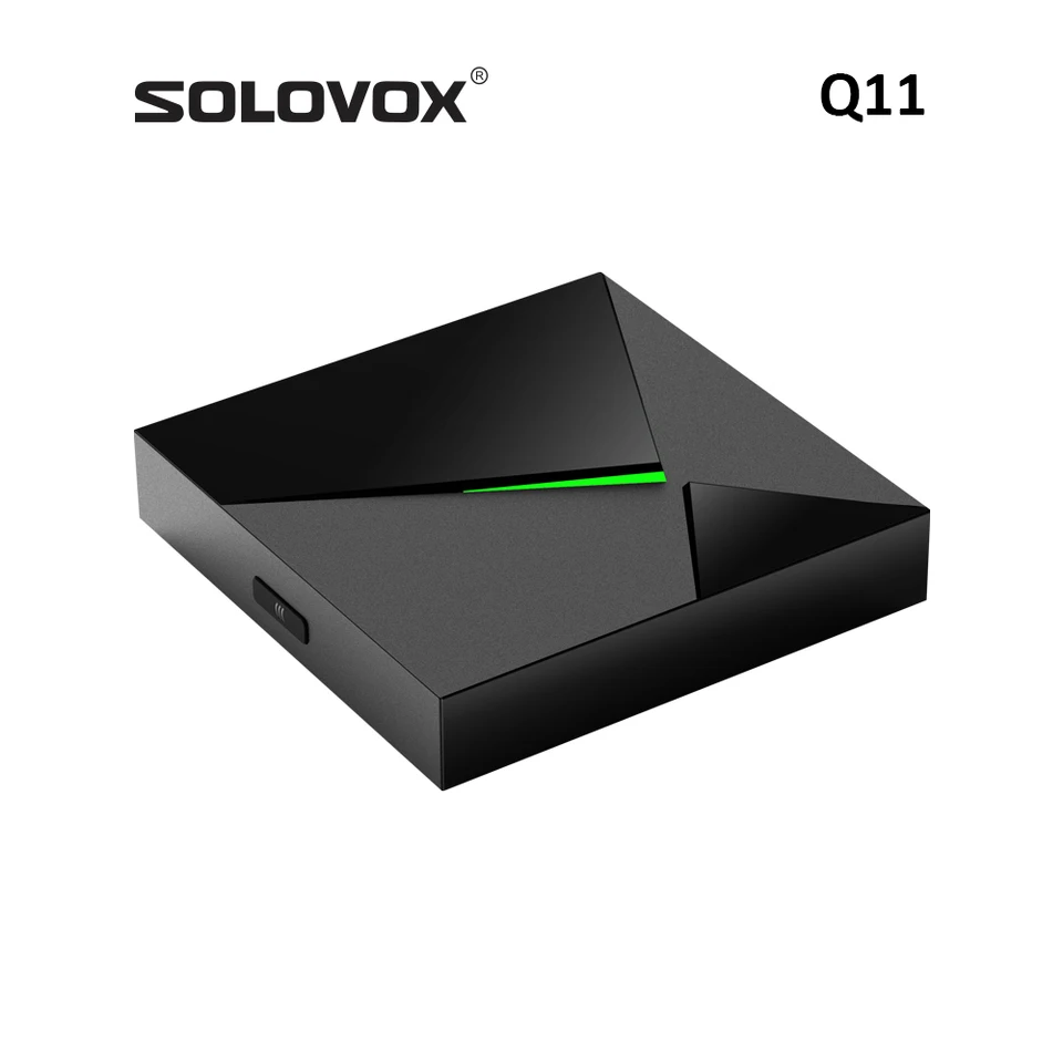 SOLOVOX 2024 Q11 CherryTV Live Android 11 TV BOX 4G 32G S905X4
