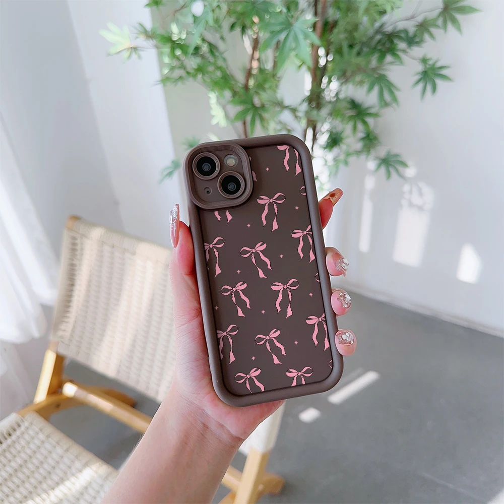 Cute Polka Dot Bow Design Phone Case