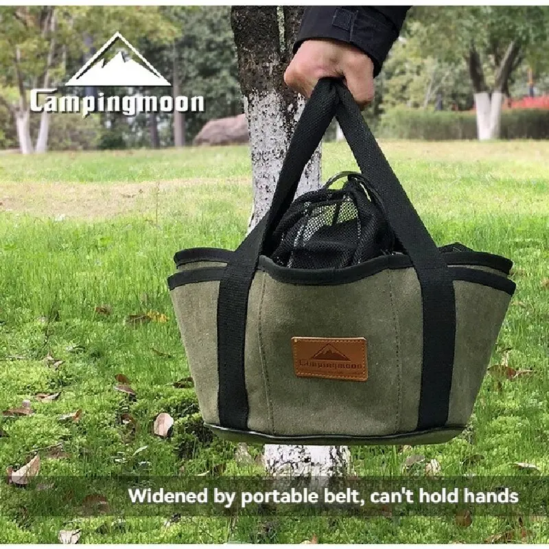 CAMPINGMOON Outdoor Camping Barbecue Cookware Storage Bag