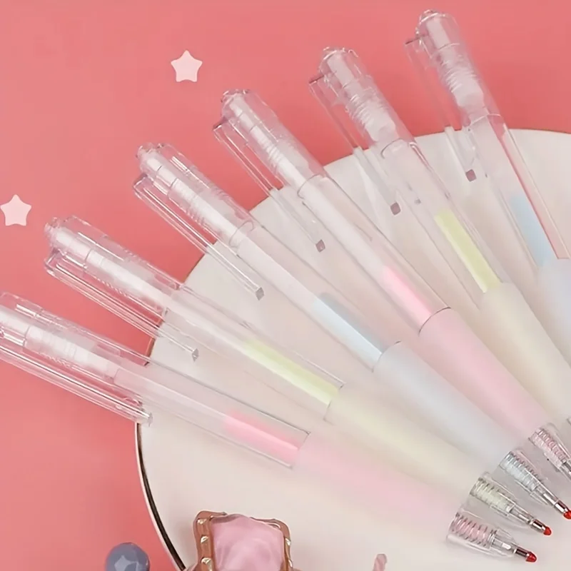 12pcs 펜 스타일 접착제 스틱 DIY Scrapbooking 빠른 건조 접착제 디스펜스 펜 고점도 도트 Gule 스틱 Kawaii 편지지