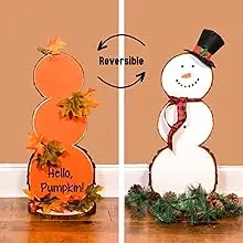 Wood Slice Pumpkin
