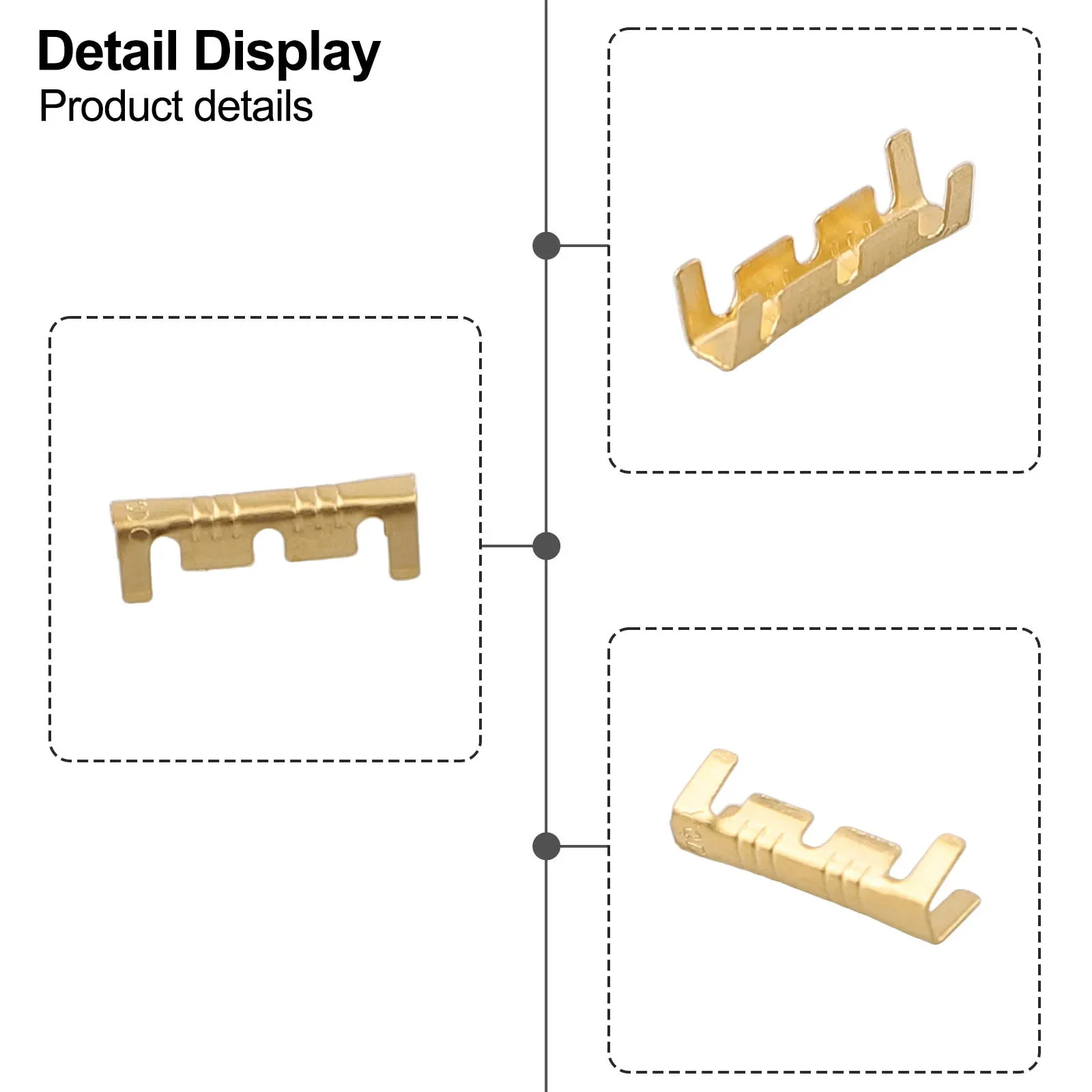 절연형 버트 커넥터 키트 50개 다양한 전기 응용 분야에서 안전한 연결을 위한 이중 U자형 디자인