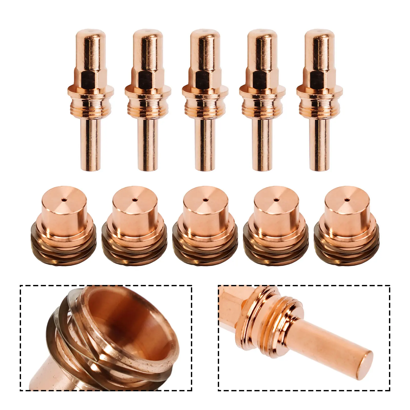 

Precise Fit Plasma Cutter Consumables Electrodes 177895 Tips 177896 for Miller ICE80CM Torch Reliable Performance