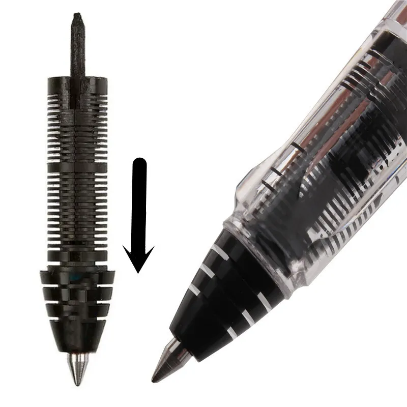 2 قطعة 0.38/0.5 مللي متر بنك الاستثمار القومي الأعمال مكتب قلم حبر أقلام هلام شفافة طالب القرطاسية اللوازم المدرسية
