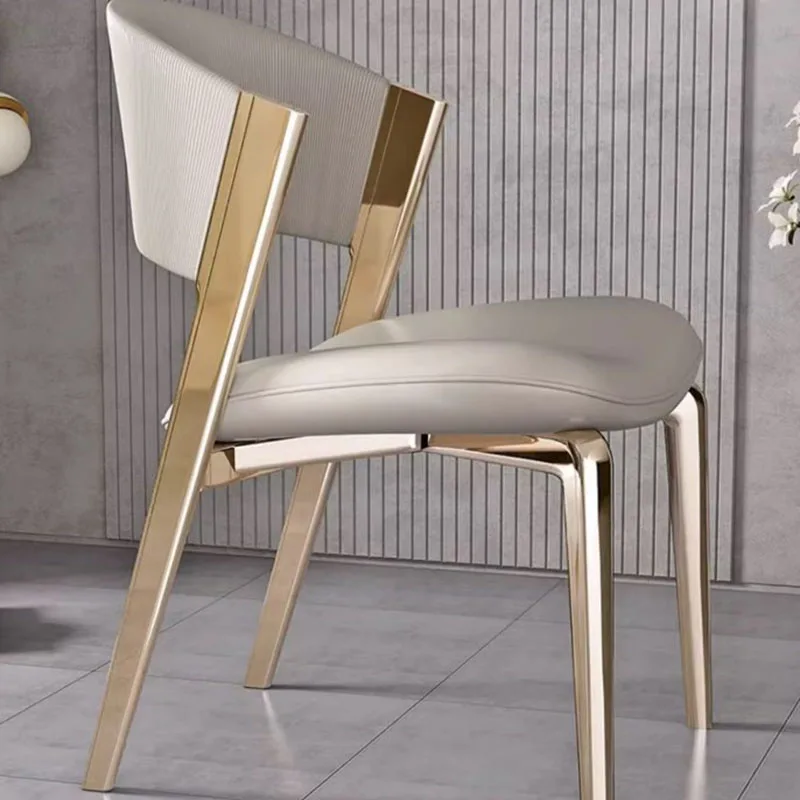 

Современные роскошные стулья для свадьбы, эргономичный напольный стул в скандинавском стиле для спальни, Золотой металлический смеситель для макияжа, мебель для гостиной