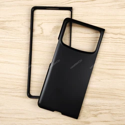 Sleek Ultra-Thin Matte Hard Phone Case - Anti-Fingerprint PC Back Cover for Mix Fold 4 (Black)