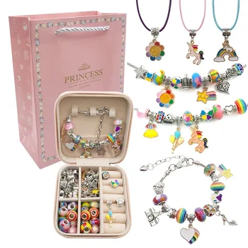 DIY Beaded Bracelet Set with Storage Box for Girls 1