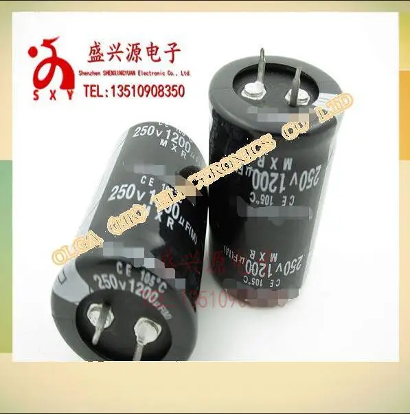 

High quality hard foot electrolytic capacitor 250 v1200uf uf250v Volume : 1200 x40 30
