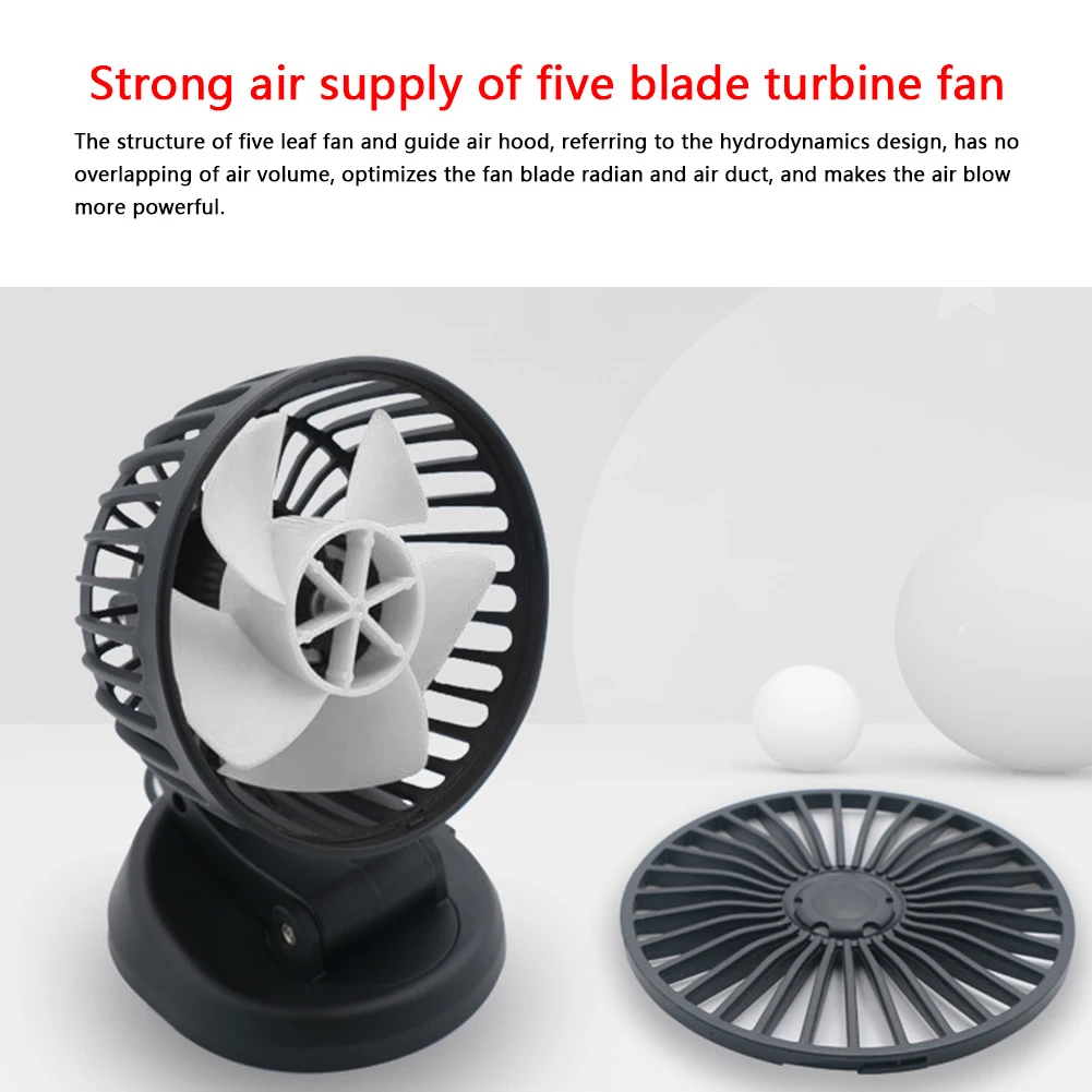 USB Car Fan 360 All-Round Adjustable Car Auto Cooler for Vehicle Home Office USB Freshener Air Conditioner Auto Ventilator electric fan car fan air conditioning fan