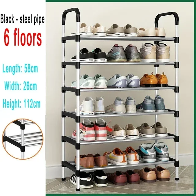 Meuble à Chaussures Métallique 5 Niveaux – Rangement Stable et Élégant pour Maison ou Appartement 10