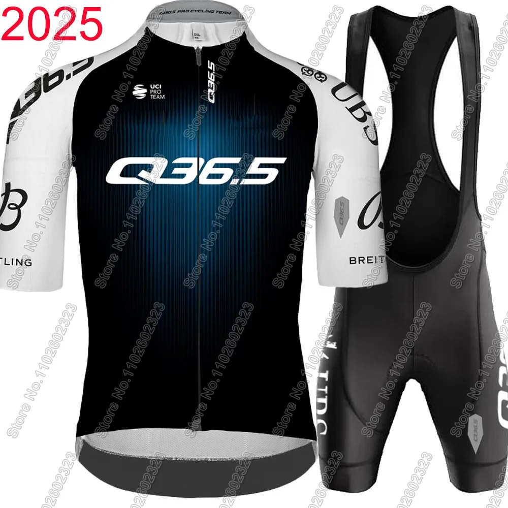 Q36.5 Pro Cycling Team Jersey Set Short Sleeve Mens Road Bike Shirts Suit Bicycle Bib Shorts MTB cycling jersey cycling shirt cycling suit cycling jersey set