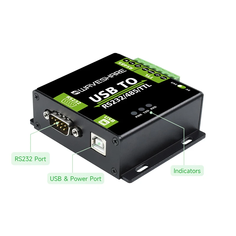 Conversor Isolado Industrial da Relação Usb a Rs232 485 Ttl Ft232rl Ch343g Tevês para Windows 10 xp Original - Imagem 4