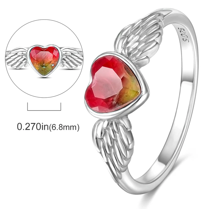 S556d198881014dc5b18584b1d0d99570C New Red Heart Ring 925 Sterling Silver Sparkling Ring for Women 925 Silver Design Original Zircon Rings Festival Jewelry Gift