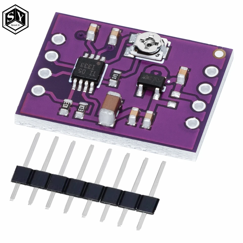 INA333 Instrumentation Amplifier Module - Low Power Precision Three Op-Amp Circuit Board