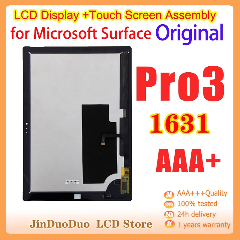 12.1 "Originale Per Microsoft Surface Pro 3 Display Lcd Touch Screen Digitizer Assembly Per Microsoft Surface Pro 3 1631 Display