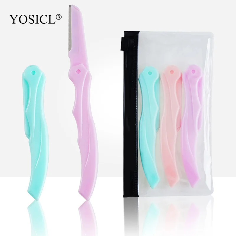 

3 шт., Женский бритвенный станок для бровей