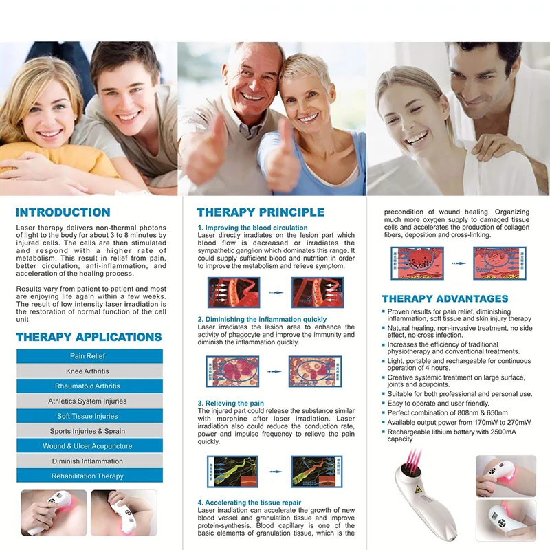 Suyzeko Physiotherapy Cold Laser Therapy Device for Muscle Pain Relief with LED Display Red Light Treatment Pet Dog 2025 NEW - Image 4