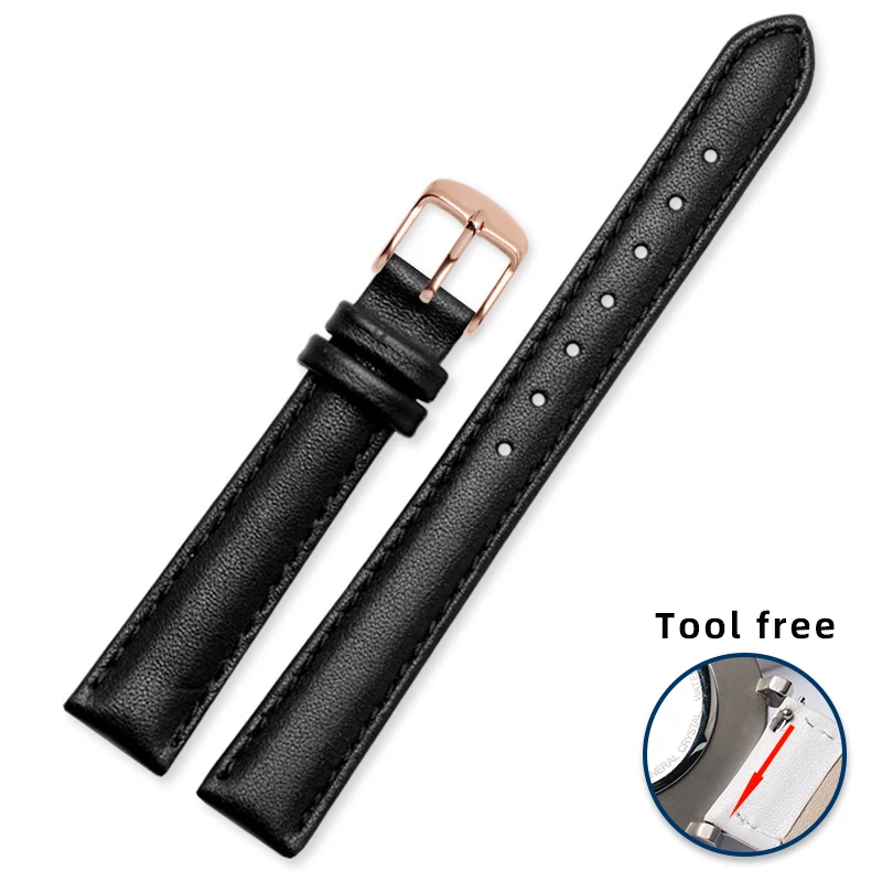 Premium Cowhide Leather Watch Band - Multi-Size Options