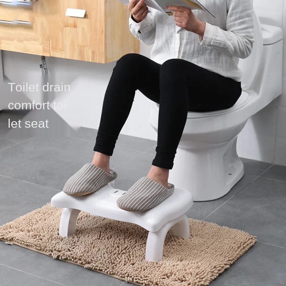 Folding Squatting Toilet Stool Non-Slip Foldable Bathroom Step Anti Constipation Squat Aid Kid Fold Foodstool