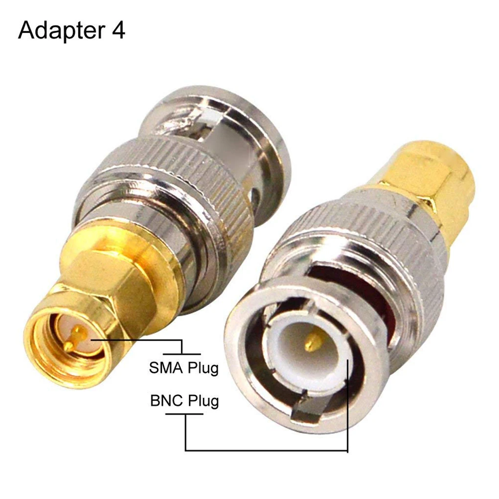 4Pcs8PcsSMAtoBNCKitsRFCoaxialAdapterMaleFemaleCoaxConnector