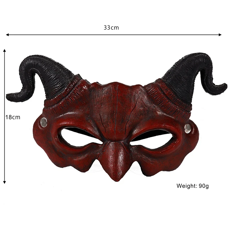 Devil Masquerade Red Eyemask, Red Eyemask