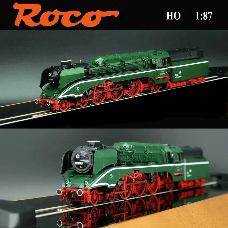 

ROCO Train Model HO 1/87 70202 Green Butterfly BR18 BR02 Steam Locomotive DC/DCC Version Optional Rail Car Toy