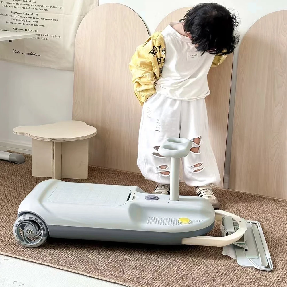 Kids Clean Car Toddler Ride on Toys Variable Speed Portable Go Kart Kids Cleaning Toy Car for Boys Girls Ages 3 Years and Up