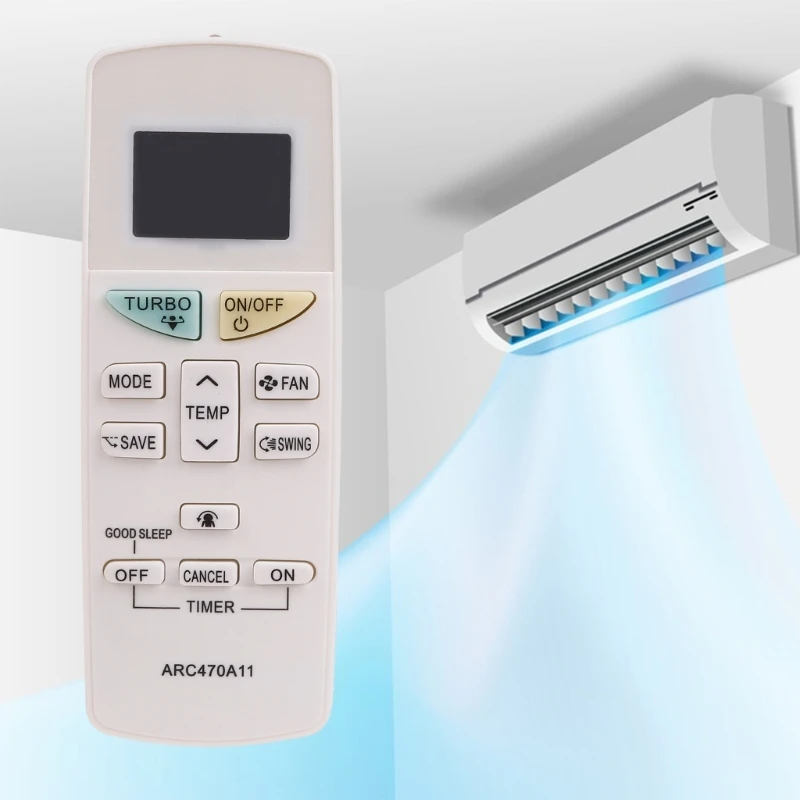 

User Friendly Remote Control for DAIKIN ARC470A11 ARC470A16 ARC469A5 Air Conditioner Hassle Free Setup, No DropShipping