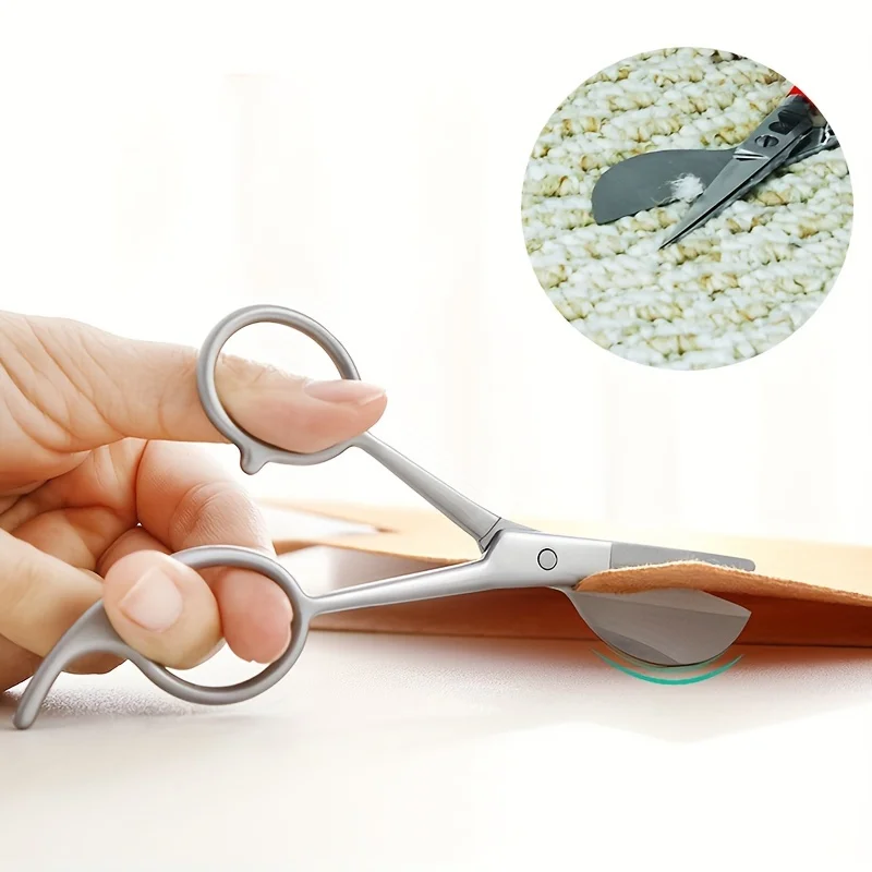 Professional Tailor Scissors Stainless Steel Pelican Beak Style Carpet Flocking Trimming Piercing