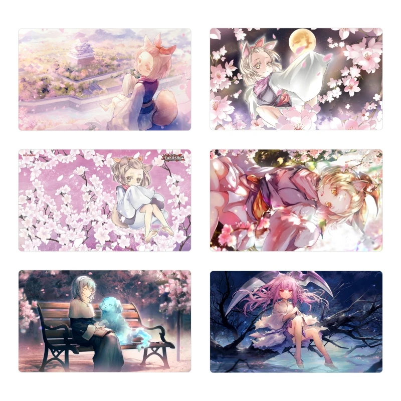 

Yu Gi Oh Ash Blossom Joyous Spring Animation Characters Single Table Mat Battle Pad Classics Anime Collection Cards Toy