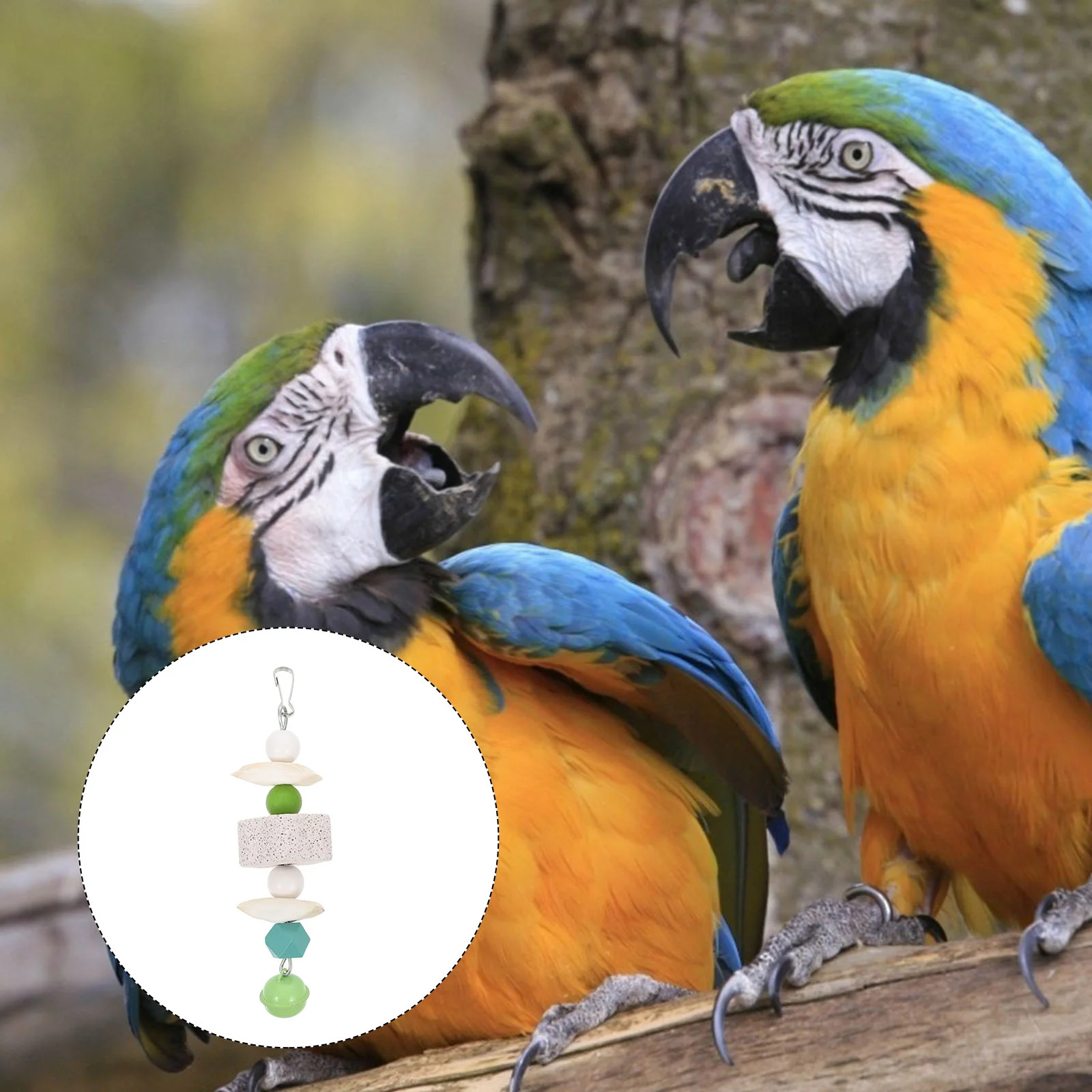 

Bunny Supplies Teeth Hanging String Parakeet Cage Accessories Bird Playing Toys