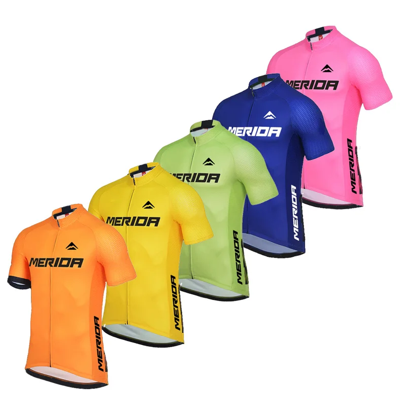 Cycling jersey set Sports Team Training Cycling Clothing Breathable Men Short Sleeve Mallot Ciclismo Hombre Verano Merida Cycling Jersey Sets