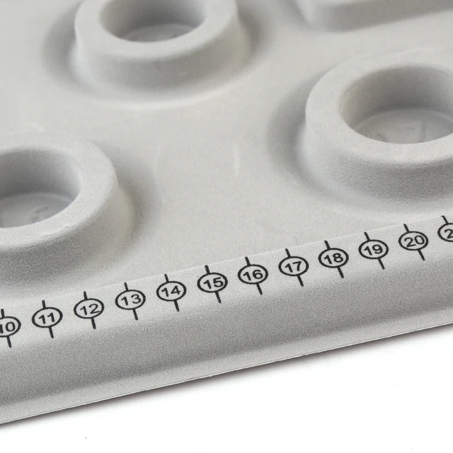 쥬얼리 제작을 위한 플록 비드 트레이 보드: 구슬 정리와 측정의 필수 도구