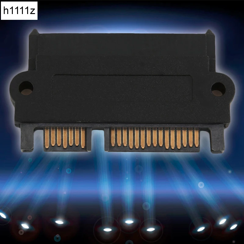 SFF8482 SAS to SATA Adapter 180 Degree Angle Converter Straight Header