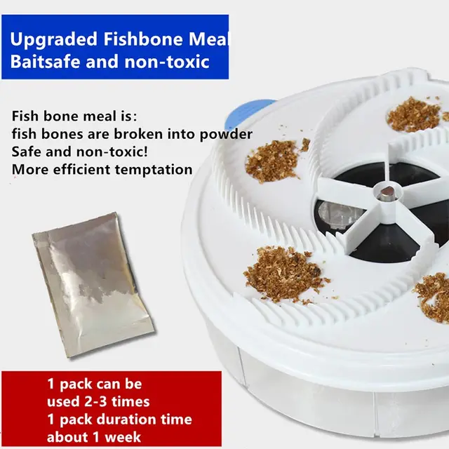 Légy Csapda Automatikus Kültéri Fogó Továbbfejlesztett Elektromos Kert Usb Flycatcher Kártevő Visszautasító Vezérlő Konyhai Légycsapda - Image 4