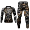 Cody Lundin Rashguard Tracksuits For Men’S Mma Kickboxing Club Fitness Workout Gym Muscle-Building Tight Fighting Sportswear Kit 5